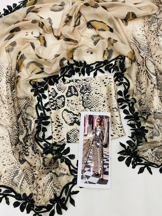 MB CHINA SILK TIGER PRINT