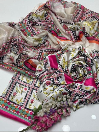 KAYSERIA WHITE MULTI SILK