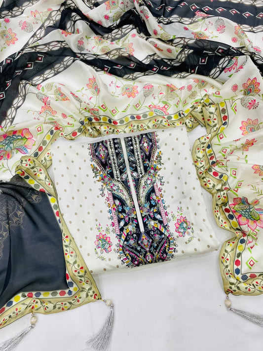 MB CREAM BEATS LUXURY CHINA SILK