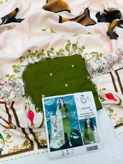 DHANAK BY ZARA MEHNDI WITH ARABIC SHAWL