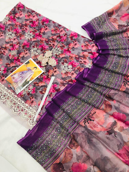 BAROQUE E CHICKEN KARI DIGITAL LAWN - SR FABRICS