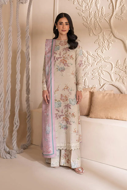 IZNIK SKIN WITH PINK DUPATTA LAWN - SR FABRICS