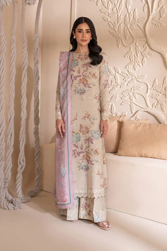 IZNIK SKIN WITH PINK DUPATTA LAWN - SR FABRICS